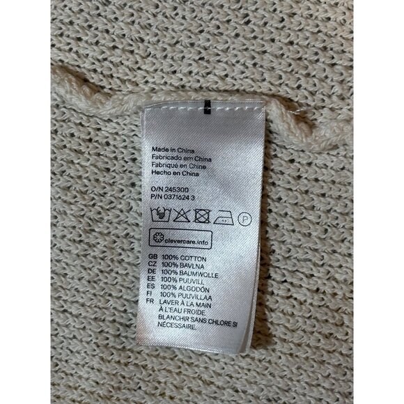 H&M Women’s Ivory S Cardigan Boho Chic Festival Boho Chic Cottage core Fringe - Picture 14 of 16